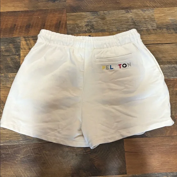 Peloton Cream Athletic Shorts - Picture 3 of 3